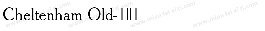 Cheltenham Old字体转换